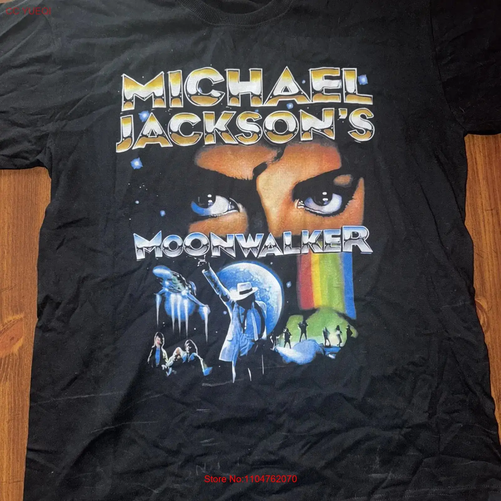 Vintage Fashion Jersey - Футболка MICHAEL JACKSON MOONWALKER, мужская, размер