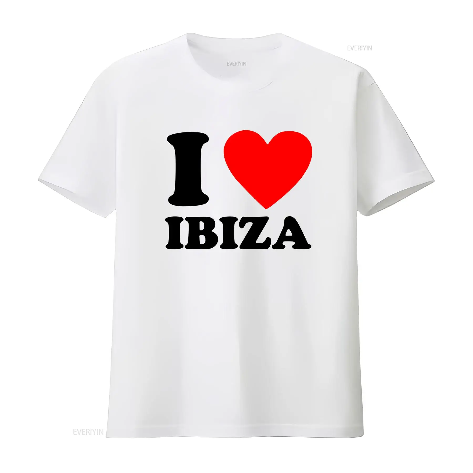 Vintage Fashion Jersey - Футболка I Love Heart Ibiza Holiday: