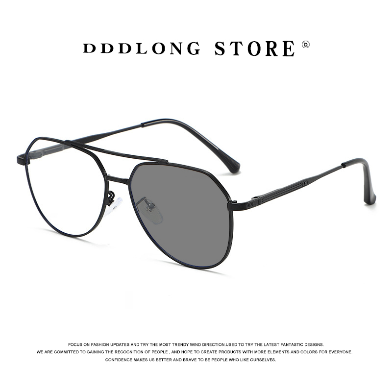 Vintage Fashion Enthusiasts - DDDLONG ретро панк модные пилотные фотохромные